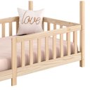 Ver imagem 5 de Cama Infantil Montessoriana Casa Madeira com Estrado Nina Natural Idimex