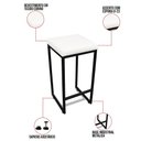 Ver imagem 2 de Banqueta Alta para Cozinha Industrial Kit 6 Nick Preto e Sintético d03 - D’Rossi