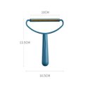 Ver imagem 3 de Removedor de Pelos Escova Portatil Fiapos Pequenas Sujeiras 2 em 1:azul