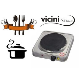 Fogão Elétrico 1 Boca Inox 5 Níveis Vicini Epv-856 110V - 3 Fogão Elétrico 1 Boca Inox 5 Níveis Vicini Epv-856 110V - 3