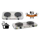 Ver imagem 2 de Fogão 2 Duas Bocas Elétrico Inox 5 Níveis Casa Camping Vicini EPV-857 110v