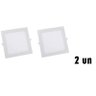 Kit com 2 Painel Plafon 24W Luminária LED Quadrado Embutir - 1