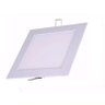 Kit com 2 Painel Plafon 12W Luminária LED Quadrado Embutir - 3