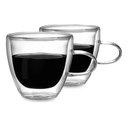 Ver imagem 1 de Conjunto 2 Xícaras de Vidro Duplo Café Chá Expresso 120ml