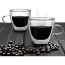 Ver imagem 2 de Conjunto 2 Xícaras de Vidro Duplo Café Chá Expresso 120ml