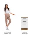 Ver mais imagens de Balcão Agata 40 Cm 3 Gavetas - Rustic/branco Rustic/branco