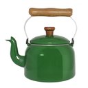 Ver imagem 1 de Chaleira Tradicional Aço Esmaltado 16 1,8 litros Verde Mãe Ágata Ewel