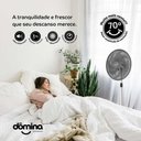Ver imagem 5 de Ventilador Pedestal Coluna 60 Cm 8 Hélices Pás Bivolt Oscilante Dômina