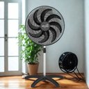 Ver imagem 1 de Ventilador Pedestal Coluna 60 Cm 8 Hélices Pás Bivolt Oscilante Dômina