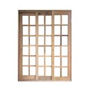 Ver imagem 3 de Porta Balcão de Correr de Madeira Itaúba Quadriculada Purgato Reto Bat.14 Cm- 2.15 (a) X 1.60 (l)
