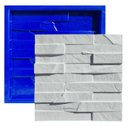 Ver imagem 1 de Forma 3d Gesso e Cimento Abs 1mm - Pedra Ferro 30x30 Cm