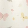 Papel de Parede Borboleta Rosa e Bege com Brilho+ Cola Inclusa - 2