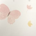 Ver imagem 5 de Papel de Parede Borboleta Rosa e Bege com Brilho+ Cola Inclusa