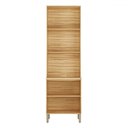 Ver imagem 2 de Paneleiro Napoli 4 Portas 3 Prateleiras 100% Mdf Amêndoa/off White - Rio Doce