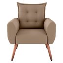 Ver imagem 5 de Conjunto de Poltronas Decorativas Lily Suede Bege