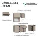 Ver imagem 5 de Armário de Cozinha Completa 240 Cm Suspensa Nice Madesa 07