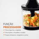 Ver imagem 4 de Mixer Mondial Power Premium Preto/inox 500w 127v - M-07