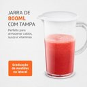 Ver imagem 6 de Mixer Mondial Power Premium Preto/inox 500w 127v - M-07