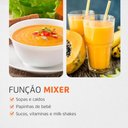 Ver imagem 3 de Mixer Mondial Power Premium Preto/inox 500w 127v - M-07