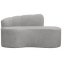 Ver imagem 4 de Sofá Orgânico Plaza 2 Lugares 145cm Bouclê - Sofa Store:bouclê Cinza