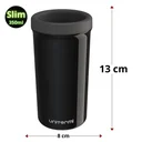 Ver imagem 4 de Kit 2 Porta Lata Térmico Slim Unitermi 350ml Suporte para Cerveja:Branco