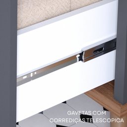 Gabinete para Banheiro com Cuba Mily Espresso Móveis - 7
