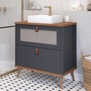 Ver imagem 1 de Gabinete para Banheiro com Cuba Mily Espresso Móveis