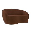 Ver imagem 6 de Sofá Decorativo 1,80cm 2 Lugares Íbis Veludo Marrom G33 - Gran Belo