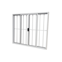 Ver imagem 3 de Vitrô 4 Folhas de Correr Aluminio Branco com Grade 1,00x1,50