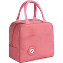 Ver imagem 1 de Bolsa Lancheira Térmica 4l Rosa para Marmita e Viagem