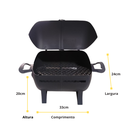 Ver imagem 2 de Mini Churrasqueira a Carvão Bafo Portatil com Grelha