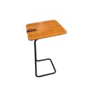 Ver imagem 5 de Mesa de Apoio Lateral 70 x 40 cm Noruega Cinamomo e Preto