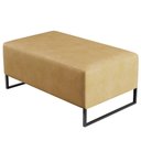 Ver imagem 7 de Puff Decorativo para Sala de Estar Cléo W01 Base de Ferro 90 Cm Couríssimo Fendi Lyam Decor