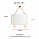 Ver imagem 2 de Espelho Sisal