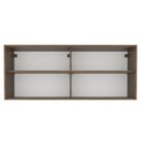 Ver mais imagens de Armário Aéreo Madesa 2 Portas de Correr Vidro Reflex para Cozinhas Glamy, Lux e Reims Rustic Cor:Rus
