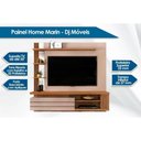Ver imagem 2 de Rack Bancada com Painel para Tv até 55 Pol Marin 1 Porta e Torre Ripada 160x153cm Off White-freij