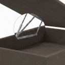 Ver imagem 6 de Base Cama Box Casal com Bau 1,38x1,88 Mts Valentina Vilajo: Suede Marrom