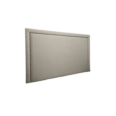 Cabeceira Estofada Casal Tacha U Não É Segredo Linho Palha 140x120