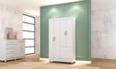 Ver imagem 1 de Roupeiro Ideal Plus 4 Portas e 2 Gavetas - Branco - Vila Rica