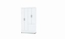 Ver imagem 2 de Roupeiro Ideal Plus 4 Portas e 2 Gavetas - Branco - Vila Rica
