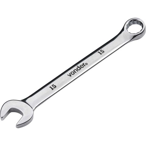 Chave Combinada 15mm Cromado - 3735150000 - Vonder