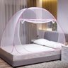 Mosquiteiro Tenda Cama Solteiro Dobrável Pratico e Portátil - 2