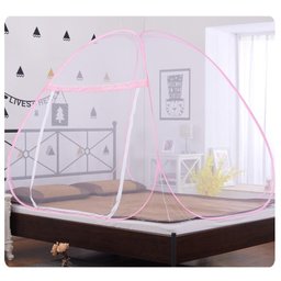 Mosquiteiro Tenda Cama Solteiro Dobrável Pratico e Portátil - 3