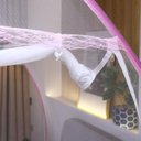 Ver imagem 4 de Mosquiteiro Tenda Cama Solteiro Dobrável Pratico e Portátil