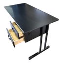 Ver imagem 3 de Mesa Escritório com 2 Gavetas com Chave