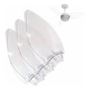 Ver imagem 3 de Jogo Hélice 3 Pás P/ventilador Teto Aliseu Smart Tranparente Cinza