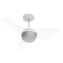 Ver imagem 5 de Jogo Hélice 3 Pás P/ventilador Teto Aliseu Smart Tranparente Cinza