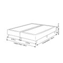 Ver imagem 7 de Base para Cama Box Queen Bipartida Cecília Vilajo em Suede Cinza – 1,58 x 1,98 m