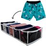 Colmeia Organizadora De Gavetas Transparente Com 6 Divisórias Organizador De Roupas Fitness - 3