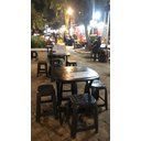 Ver imagem 3 de Mesa Dobrável de Plástico Resistente Prática Barata Cor:preta